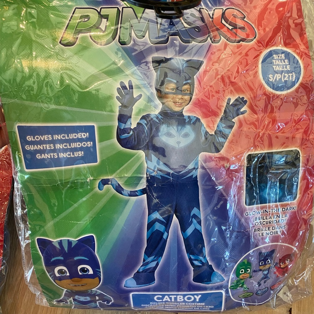 Kids PJ Masks Catboy Costume Size Small - Picture 2 of 2